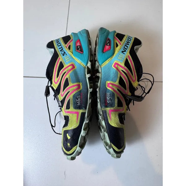 Salomon Speedcross 3 Trail Running Shoes Womens 6 Black‎ Blue Pink Gorpcore - Image 6
