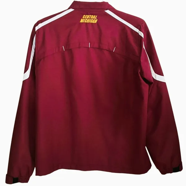 NWOT ~ Adidas CENTRAL MICHIGAN UNIVERSITY Burgundy College Jacket ~ Women's MED - Image 2