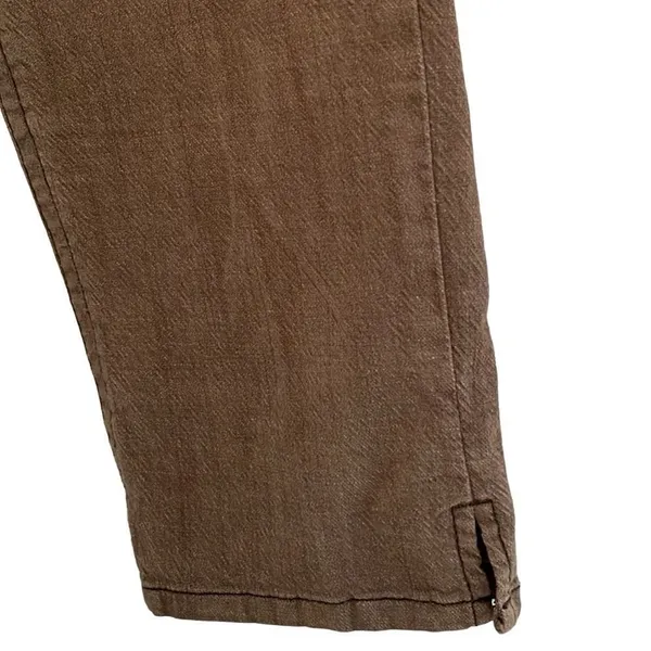 Calvin Klein Jeans Bermuda Shorts Capris Brown Denim Size 6‎ - Image 4