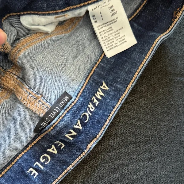 American Eagle Outfitters Slim Skinny Jeans in Medium Blue - Image 2