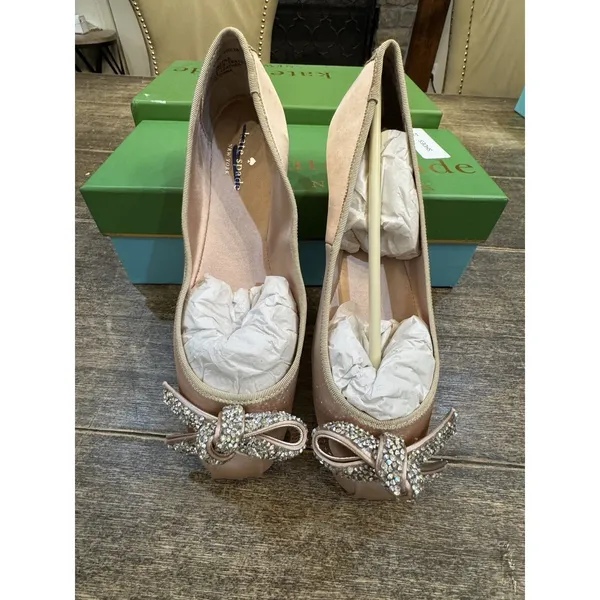 Kate Spade New York Women's Freya Ballet Flat, Roasted Peanut Size 7.5‎ - Image 4