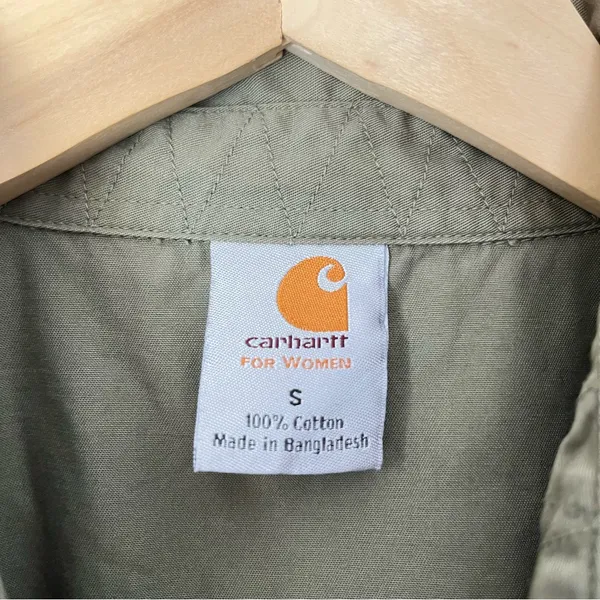 •Carhartt western pearl snap button shirt• Size S - Image 2