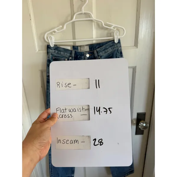 NWT‎ Everlane organic cotton The Relaxed Straight Jean size 26 regular - Image 7