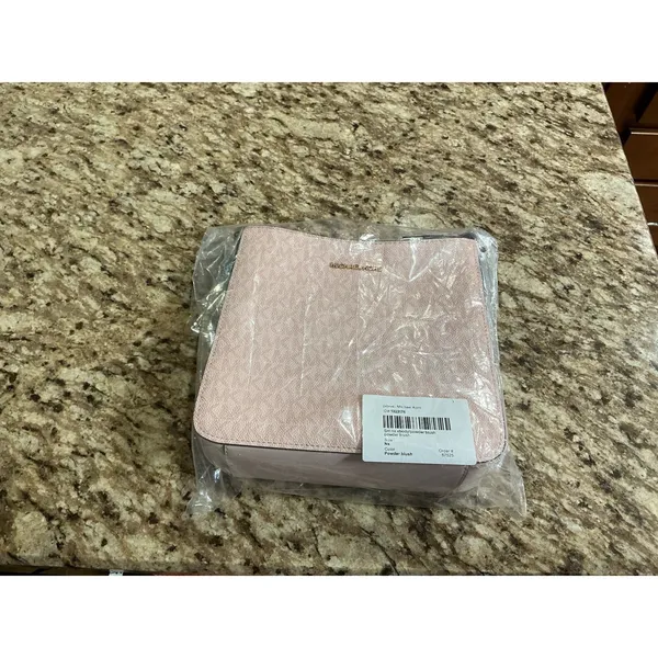 Michael Kors Jet Set Small Logo Crossbody Powder Blush Wide Strap 35T5GTVC5V - Image 13