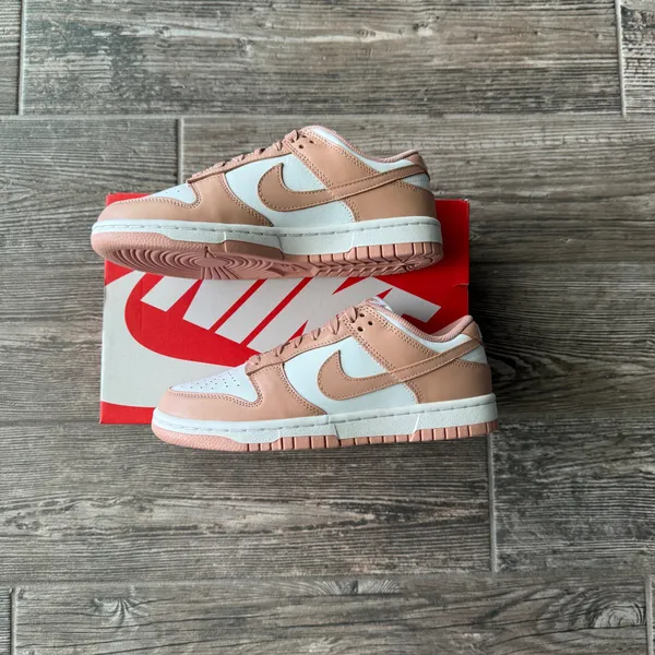 Nike Women’s Dunk Low White Rose Whisper US 6.5 - Image 3