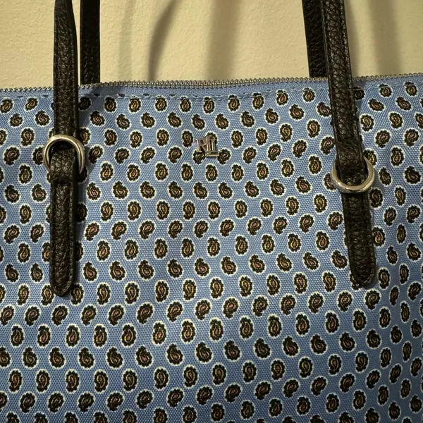 Lauren Ralph Lauren Keaton Tote Bag In‎ Paisley Pattern - Image 2