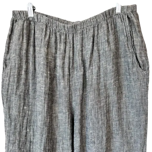 Flax 100% Linen Pull On Pants - Image 2