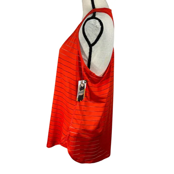 Avia X-Large (16-18) Tank Top Shadow Stripe Stretch Racerback Wicking Quick-Dry - Image 5