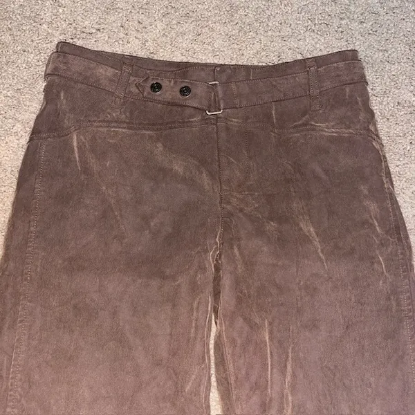Free People We The Free Titan Vegan Suede Pants Brown 27‎ - Image 4