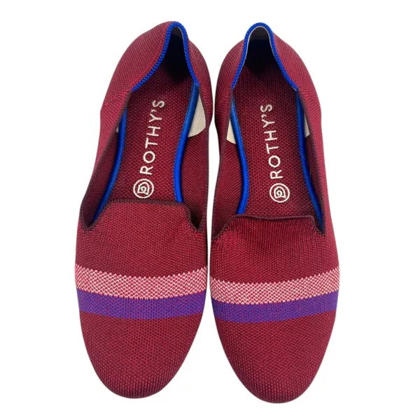 Rothy's Garnet Reflective Stripe Loafer Limited Edition Size 9.5‎ - Image 3