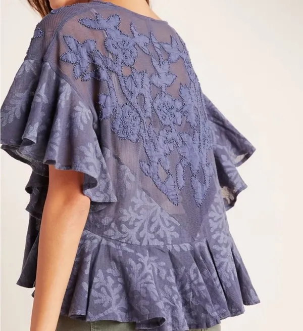 Anthropologie beaded top  - Image 2