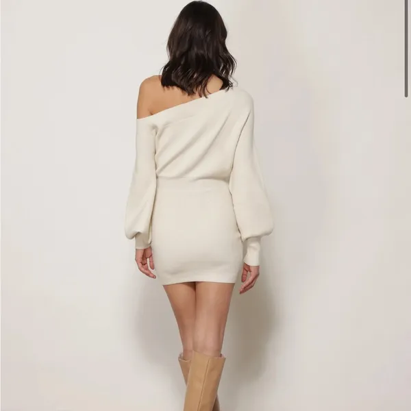 Line & Dot Rebecca Off The Shoulder Dress - Image 3