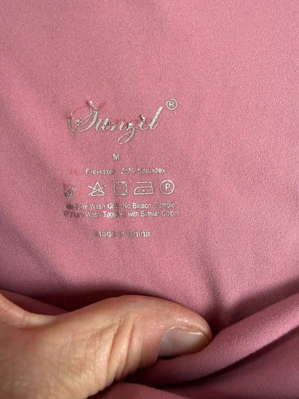 Amazon Athleisure Athletic Bike Shorts 3.5 inseam Pink Blush Mauve Size Medium - Image 5