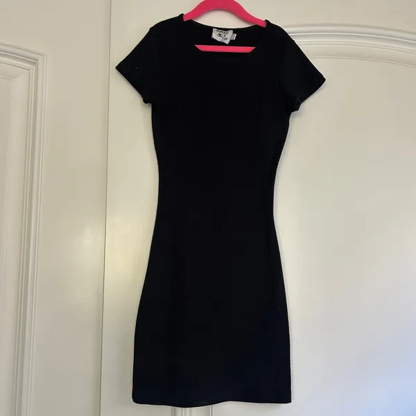 Black Princess Polly Mini Dress  - Image 4