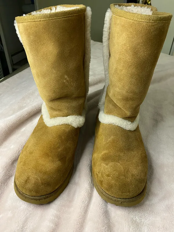 UGG K HADLEY BOOTS CHESTNUT women size 6 - Image 2