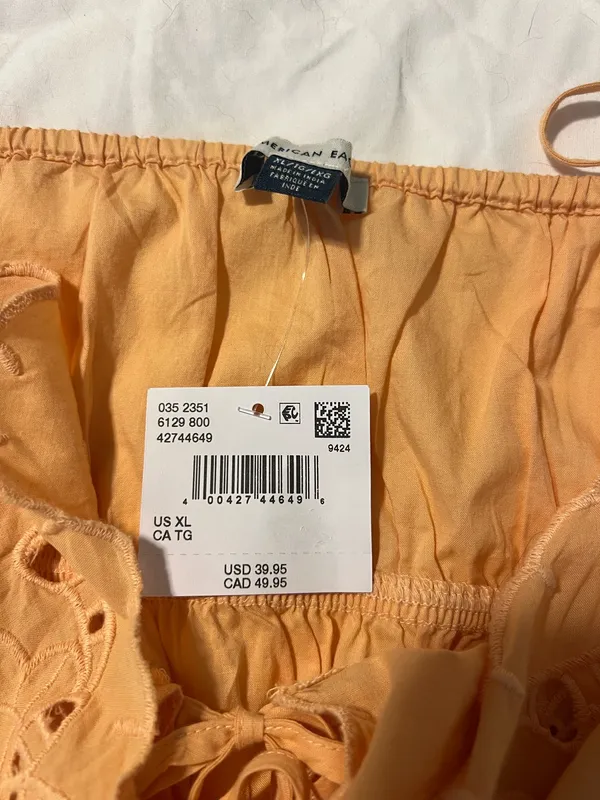 American Eagle Tie Front Tank Top - Image 4