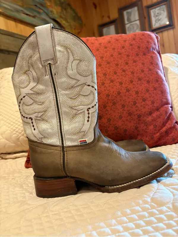 RockinLeather "Crazy Trigo" Women's Square Toe Western Boots size 6.5 - Image 6