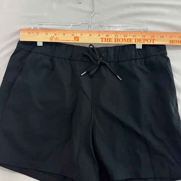 CRZ YOGA Womens Black Athletic Running Shorts Size XL Drawstring Pockets - Image 4