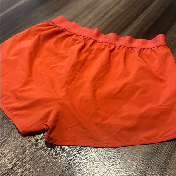 Gymshark Women's Orange Athletic Shorts - Image 6