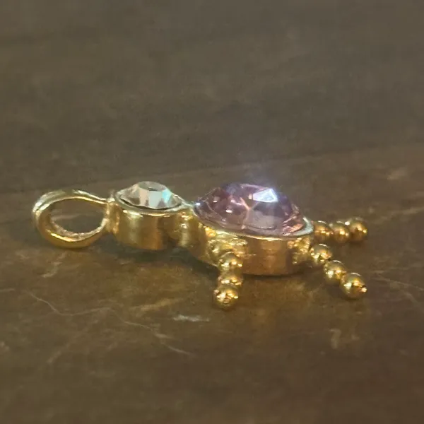 Little boy October birthstone charm pendant - Image 2