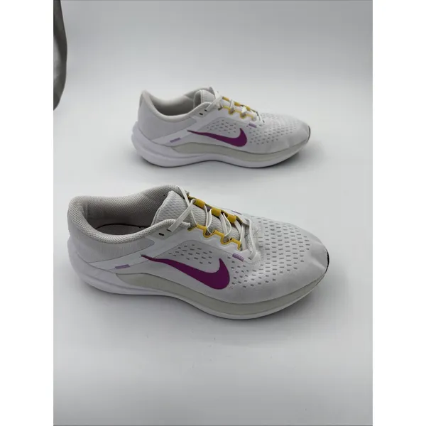 Nike Air Winflo 10 Womens Size 10 White & Pink Road Running Shoes Sneakers - Image 2