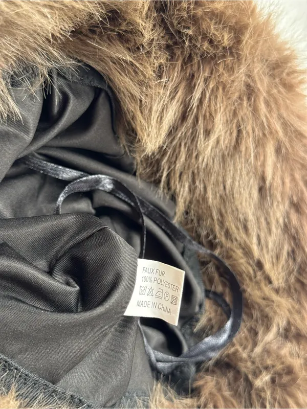 Natasha Faux Fur Bucket Hat - Image 3