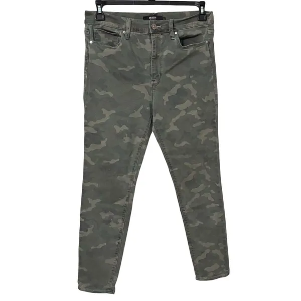 Hudson Barbara Super Skinny Camo Jeans Women's Size 31 Stretch - Image 10