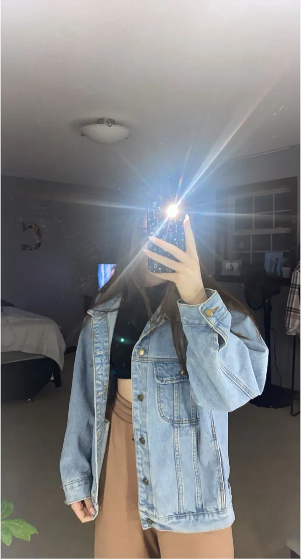 SheIn Oversized Denim Jacket - Image 3