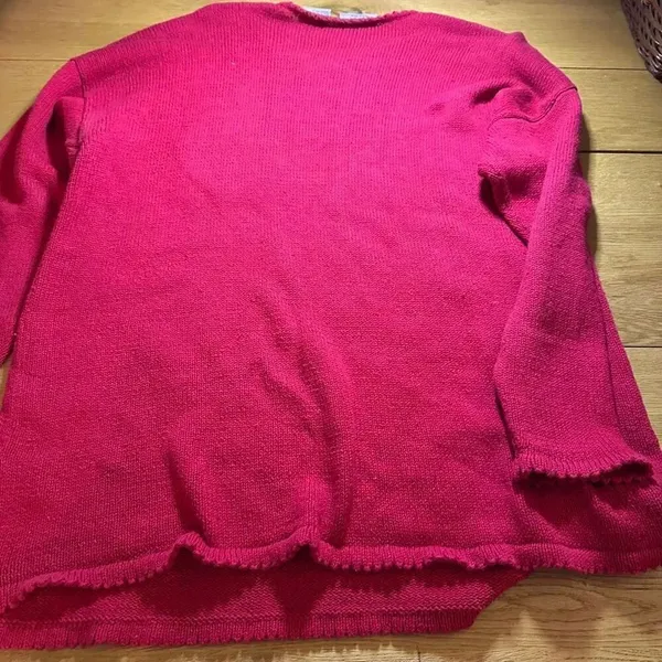 Vintage Kathie Lee Christmas garland ornament sweater xl - Image 12