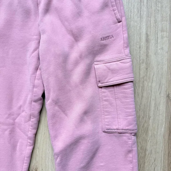 Aritzia Sweatfleece Mega Fit Pink Cargo Sweatpants - Image 3
