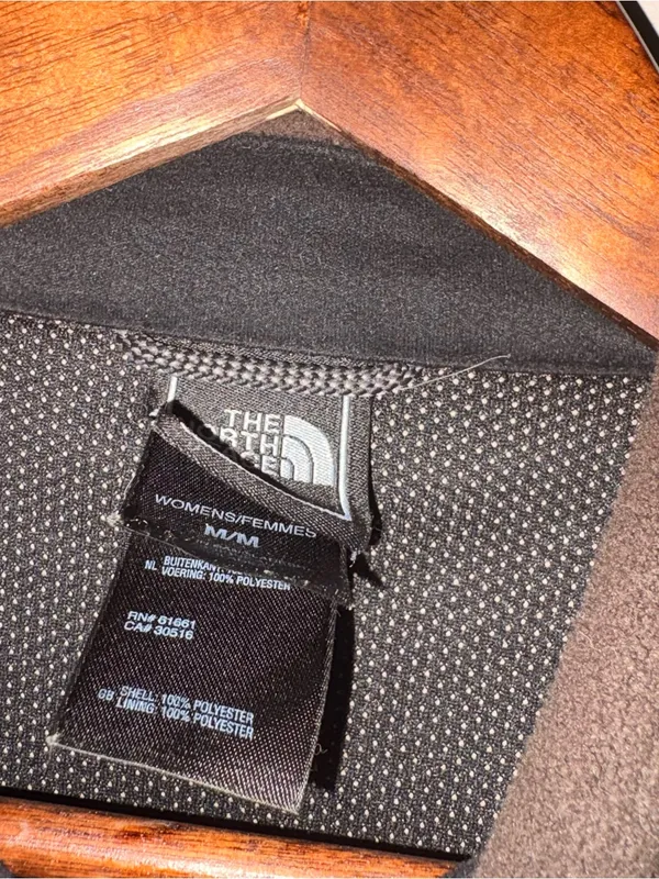 The North Face Women's WindWall Fleece Jacket Brown Size Medium - Image 4