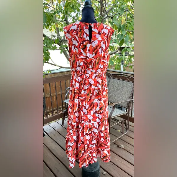 Nine West Womens maxi dress LIKE NEW🧡💙🤍 - Image 2