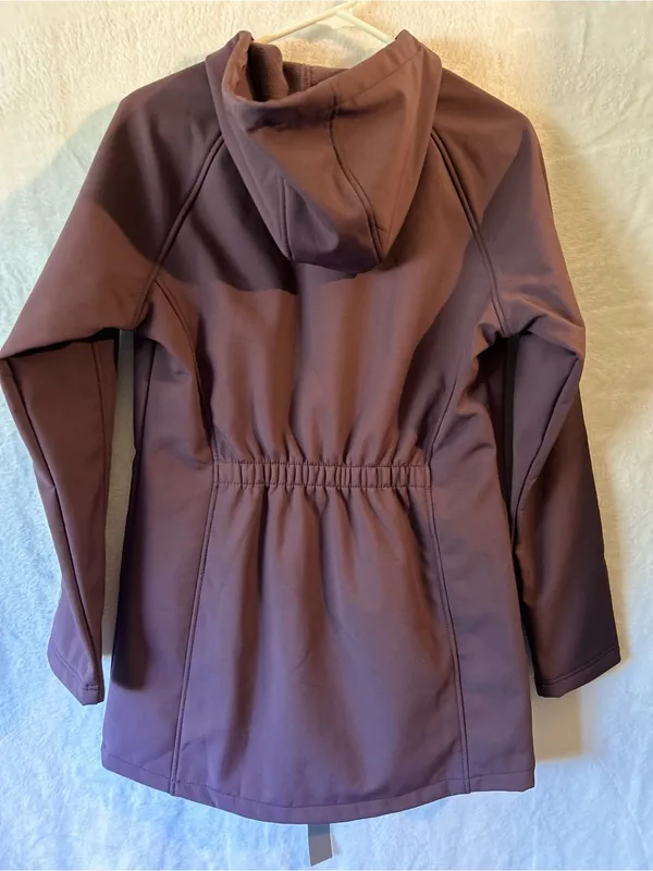 New Balance Womens Hooded Softshell Jacket - Plum - Image 6