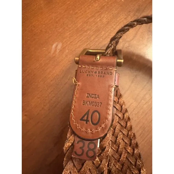 Men"s Woven Belt Lucky Brand BKM0337 Size 38-40 - Image 6