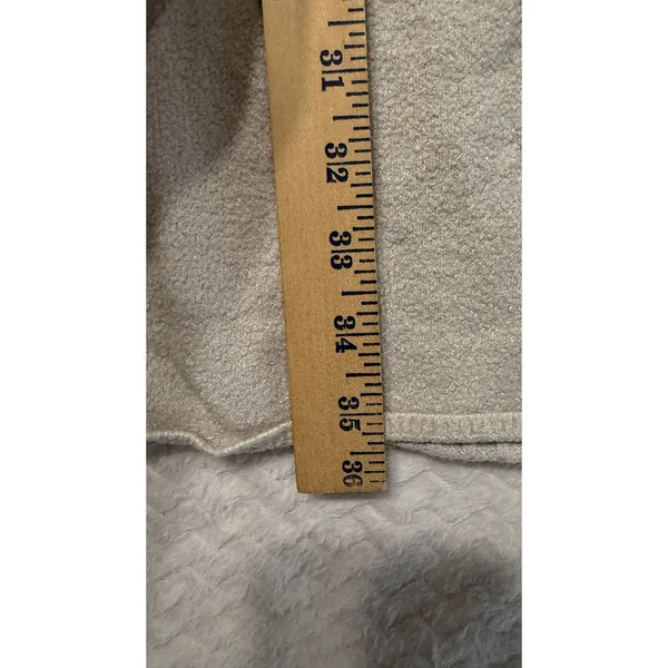 Spiritual Gangster Women Oatmeal Beige Knit Wide Leg Lounge Pants Small 4662 - Image 5