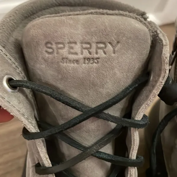 SPERRY Saltwater Duck Boots Lace Up Waterproof Rain Winter Boots #1276 - Image 4