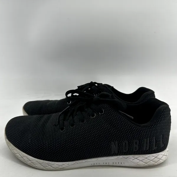 Nobull Trainers Shoe Low Seamless SuperFabric Abrasion Resistant Black M11 W12.5 - Image 4