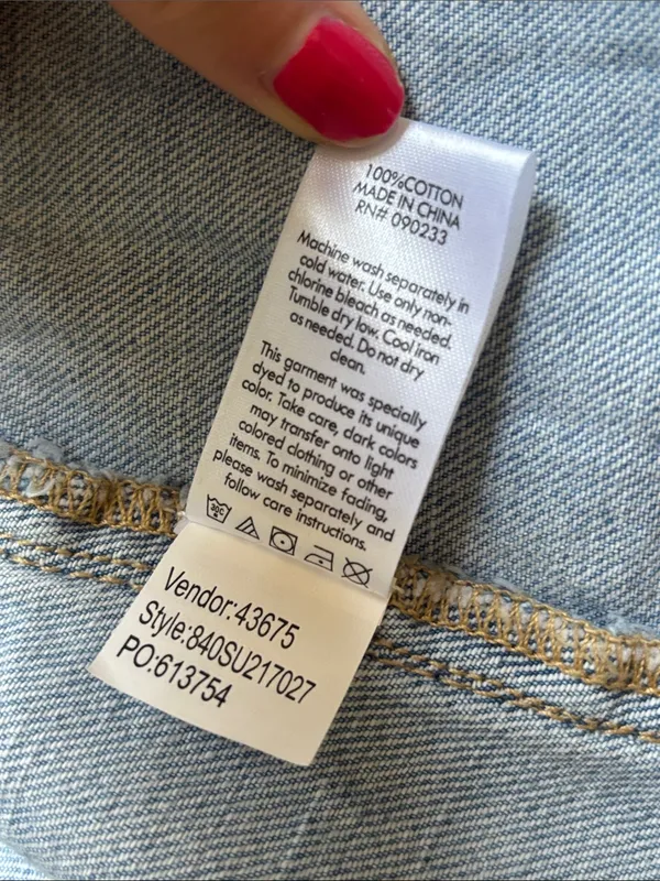 PacSun Denim Wrap Mini Skirt - Image 7