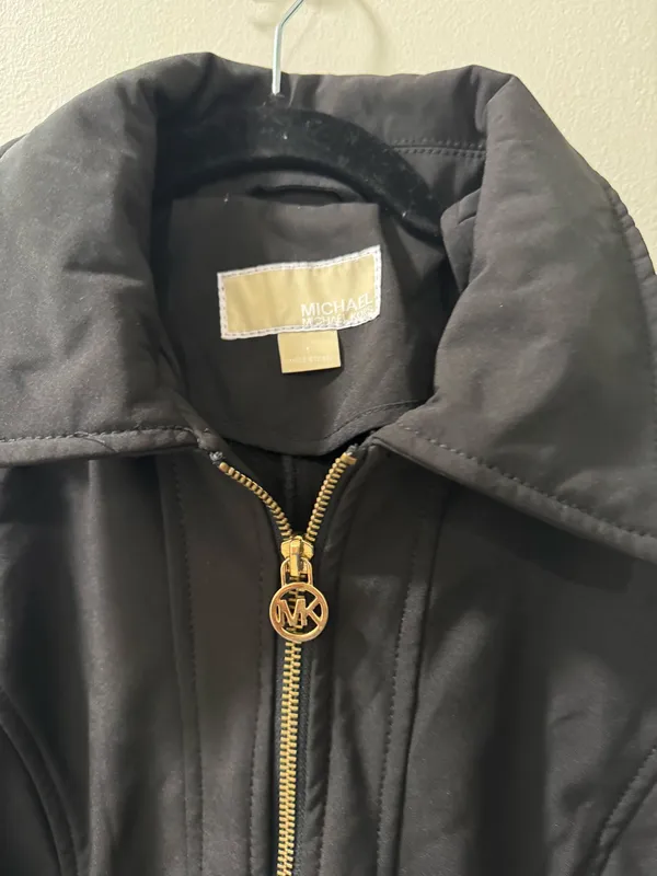 Michael Kors Black Zip Front Jacket  - Image 3
