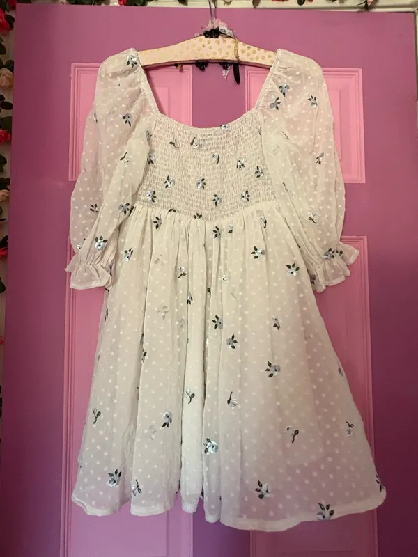 Flowy White Dress - Image 2