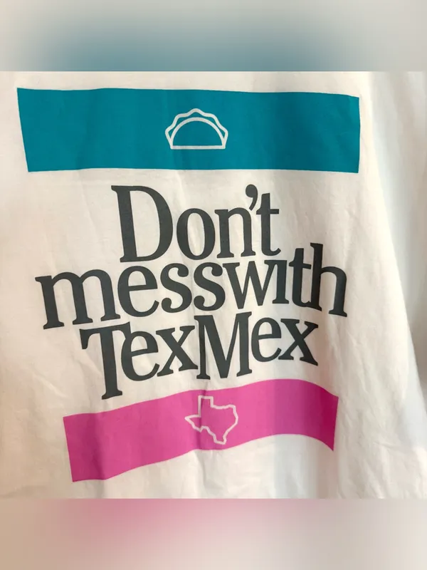 NWT Buddy Love Womens T Tee Shirt White Texas TexMex Size Large - Image 7