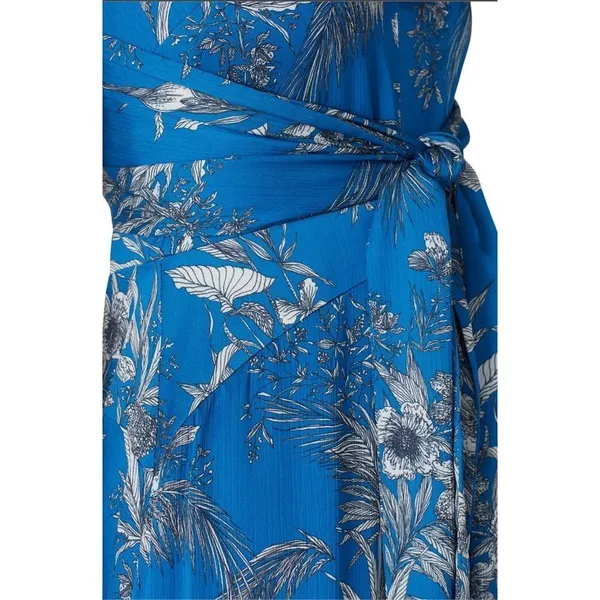Alexis Cascara V-Neck Sleeveless Dress Blue Womens Size XS - Image 4