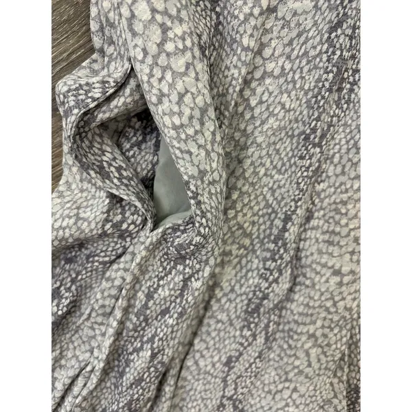 Anthropologie Marfa Snake Print Halter Wrap Midi Dress Size 4 Boho - Image 6