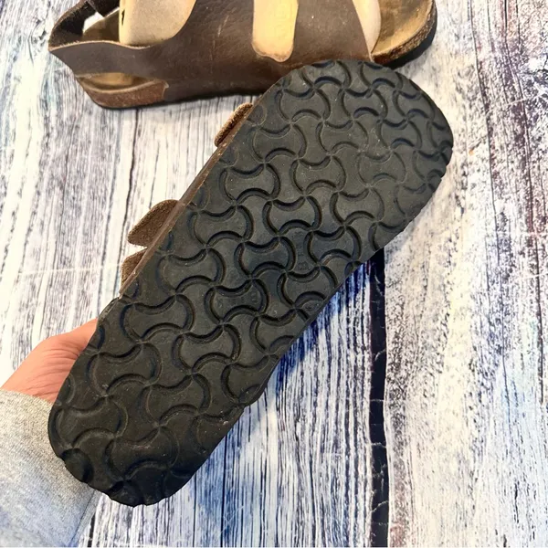 Birkenstock Betula Milano Brown Leather Sandals - Image 5