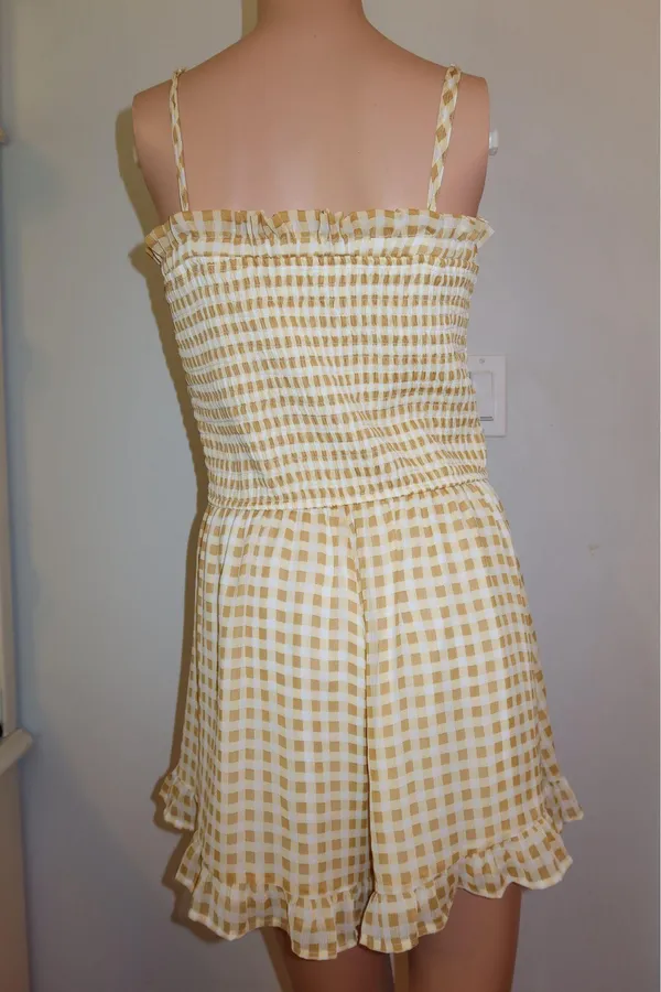 Altar'd State Checkered Romper - Image 3