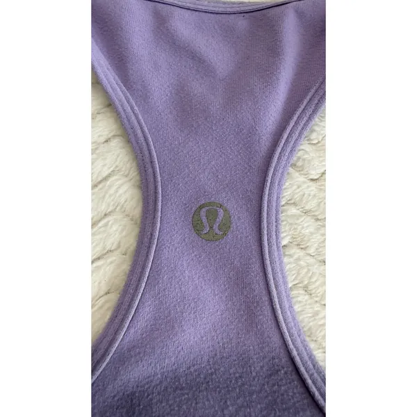 Lululemon Purple Racerback Athletic Tank Top Slim Fit Scoop Neck Sleeveless - Image 3