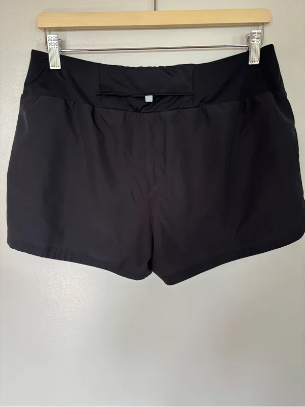 Nike Women's Black Athletic Running Shorts with Reflective Swoosh - Image 3