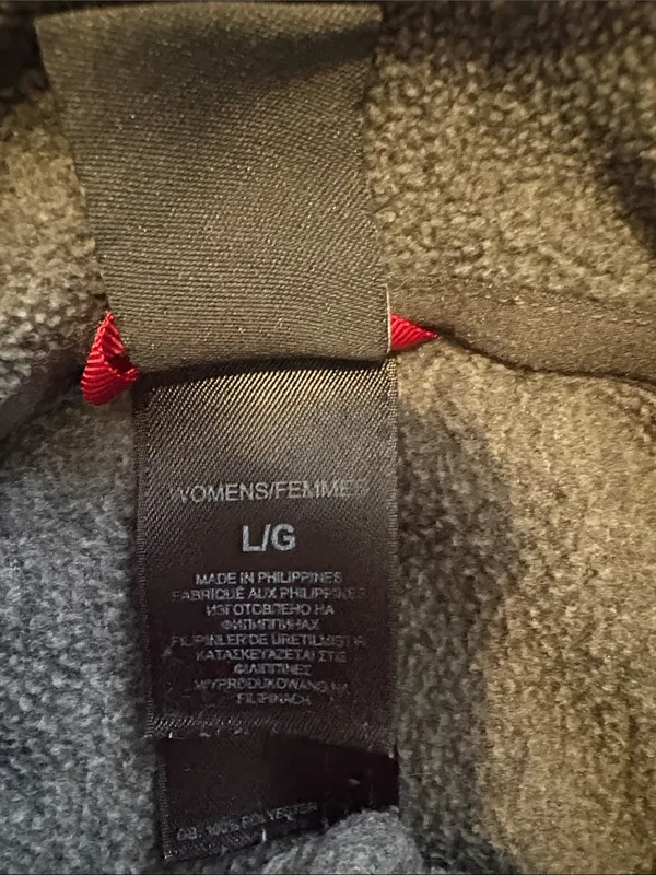 The North Face Women’s Large Gray Half Zip Fleece Pullover - Image 4
