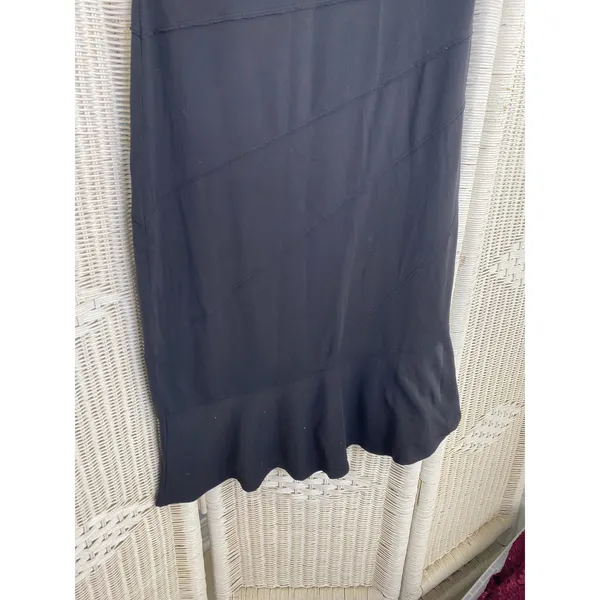 Athleta Crescendo Asymmetrical Stretch Dress Black Size‎ Small Travel Knit - Image 4