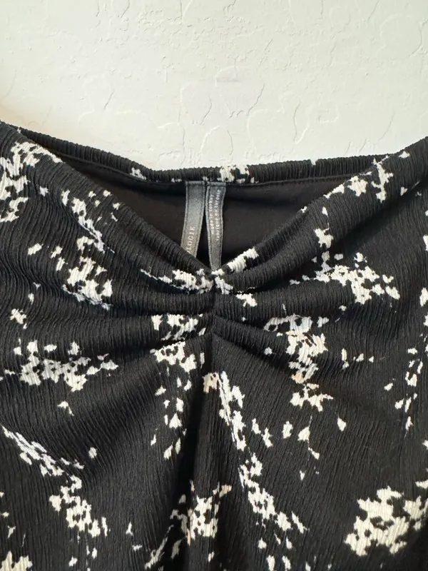 Anthropologie Floral Sweetheart Top Small Dark Coquette Cottagecore Prairie Chic - Image 6